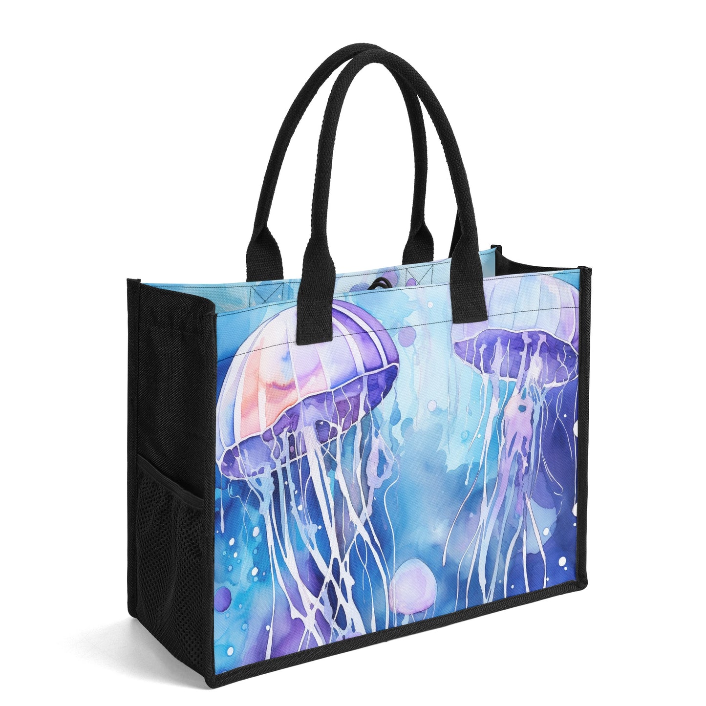 Jellyfish Canvas Shopper Tasche Einkaufstasche JLR Design