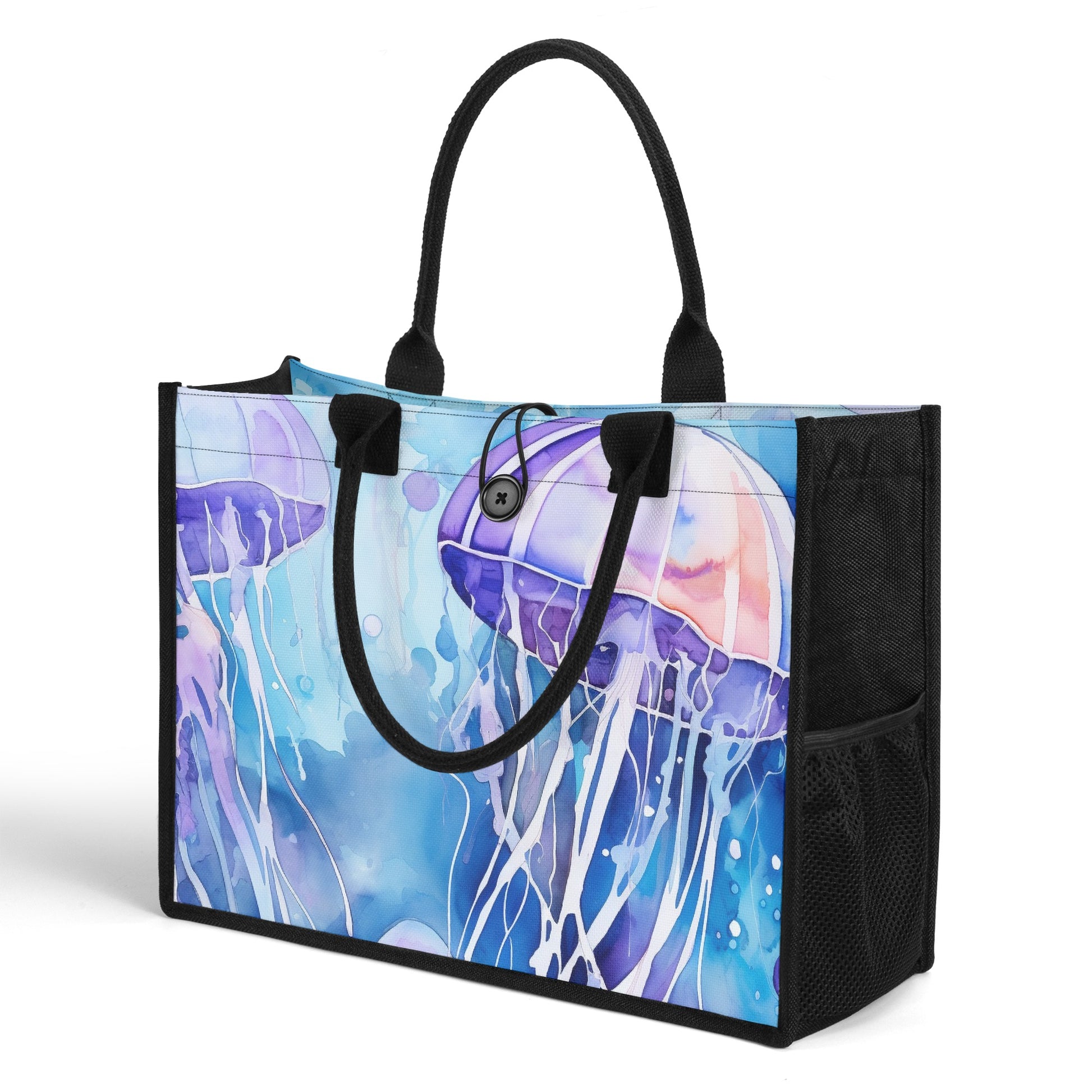 Jellyfish Premium Canvas Shopper Tasche Tragetasche JLR Design