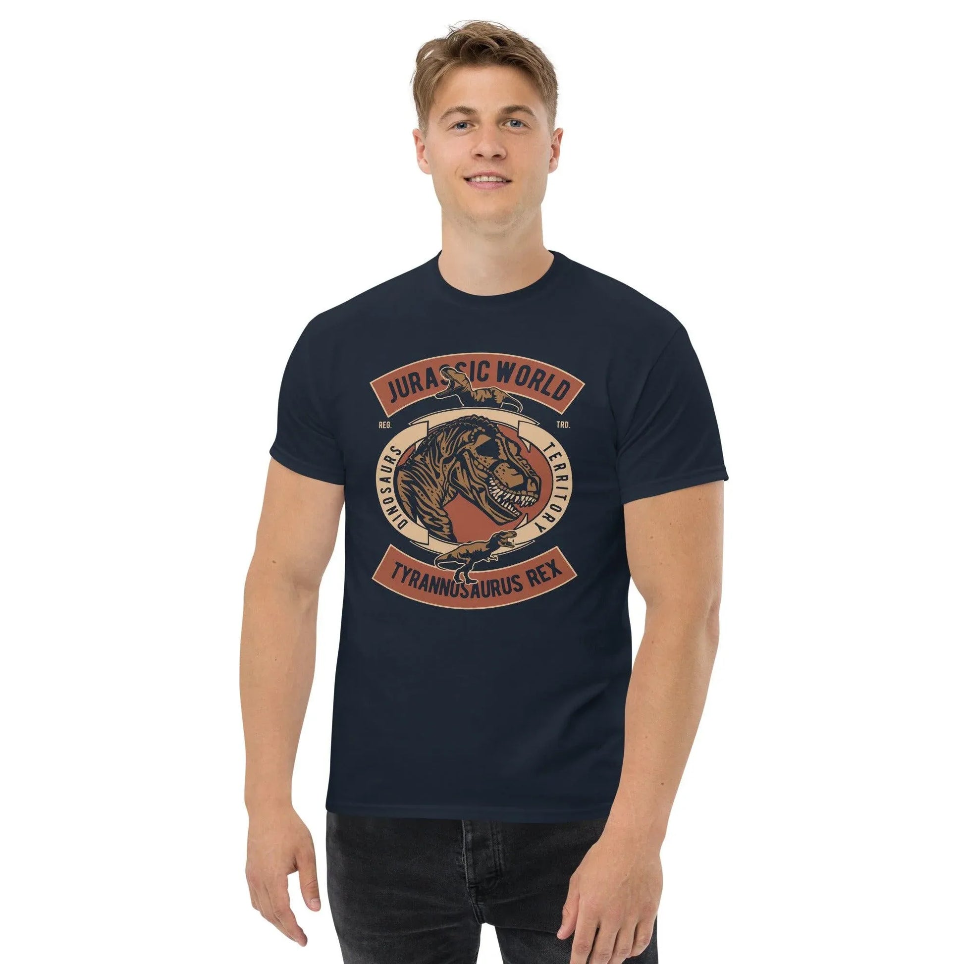 Jurassic World Tyrannosaurus Rex Herren-T-Shirt T-Shirt JLR Design