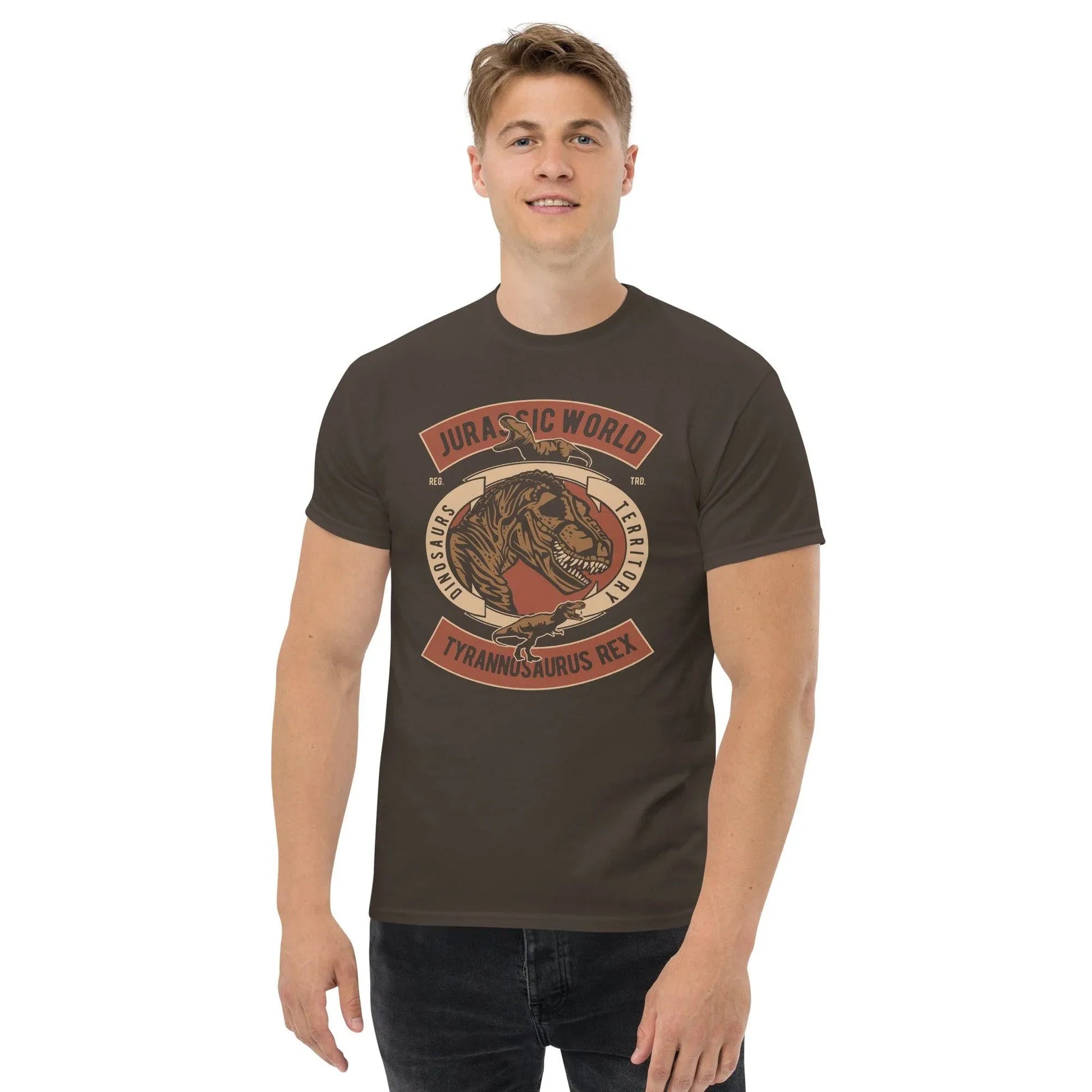 Jurassic World Tyrannosaurus Rex Herren-T-Shirt T-Shirt JLR Design