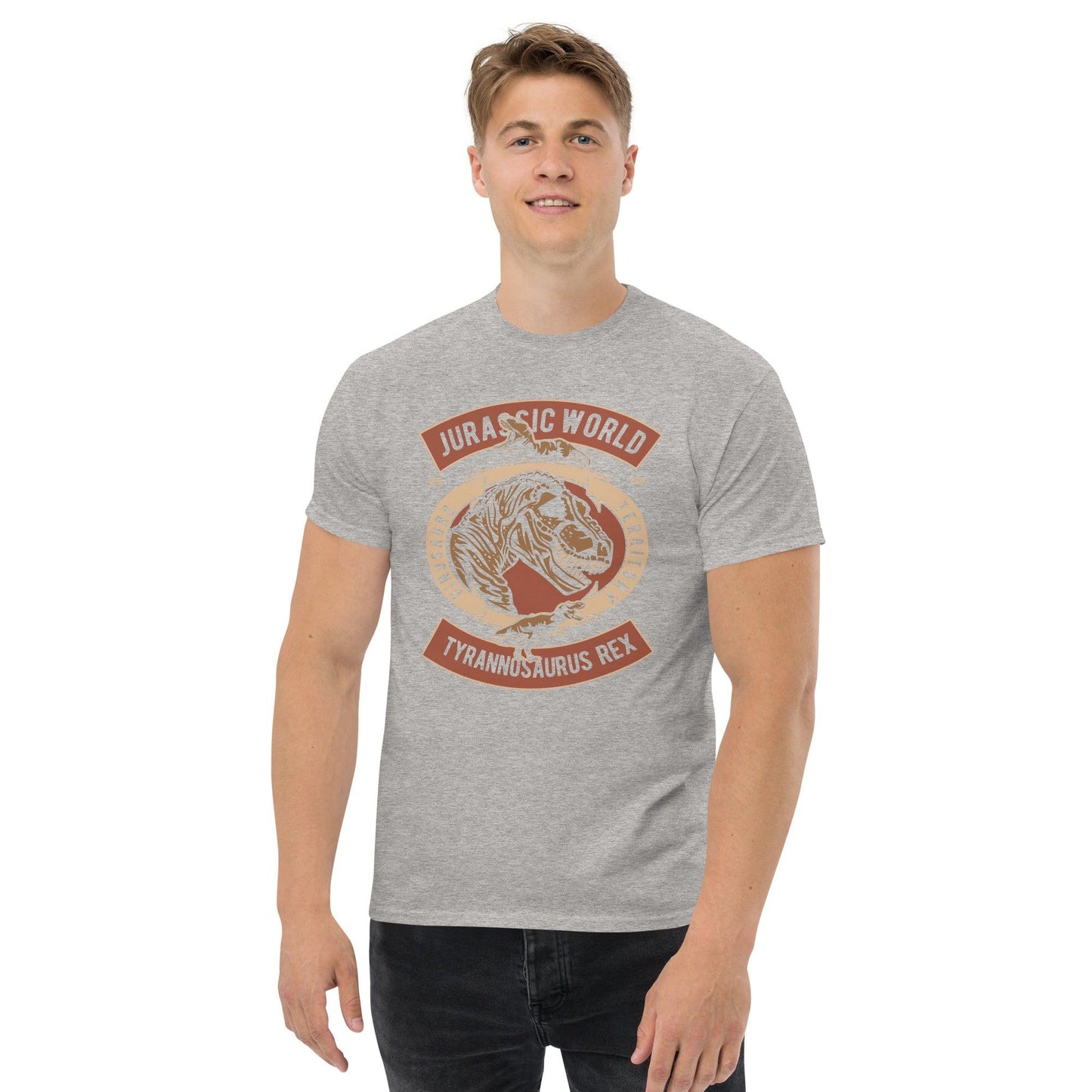 Jurasic World Tyrannosaurus Rex Herren-T-Shirt T-Shirt 29.99 Herren, Rex, T-Shirt, Tyrannusaurus JLR Design