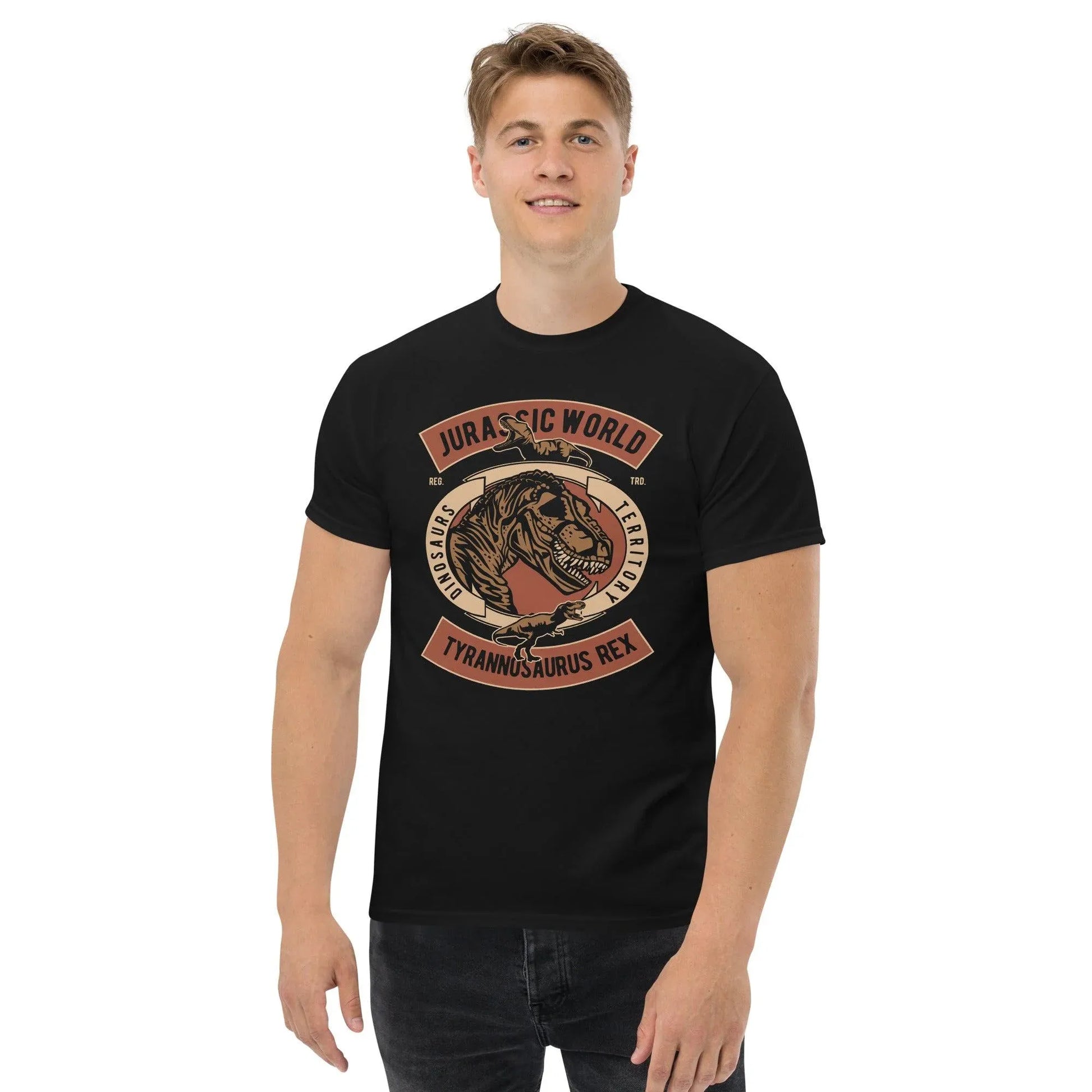 Jurassic World Tyrannosaurus Rex Herren-T-Shirt T-Shirt JLR Design
