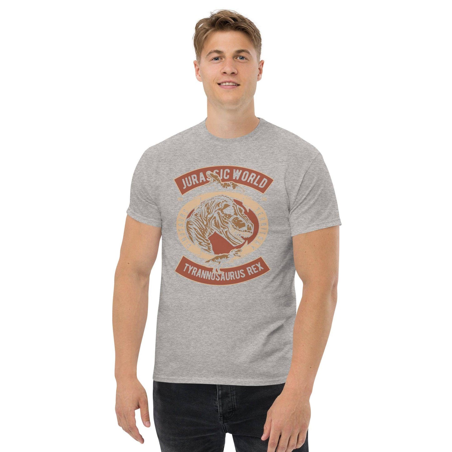 jurasic-world-tyrannosaurus-rex-herren-t-shirt-t-shirt-jlr-design-27989 - JLR Design
