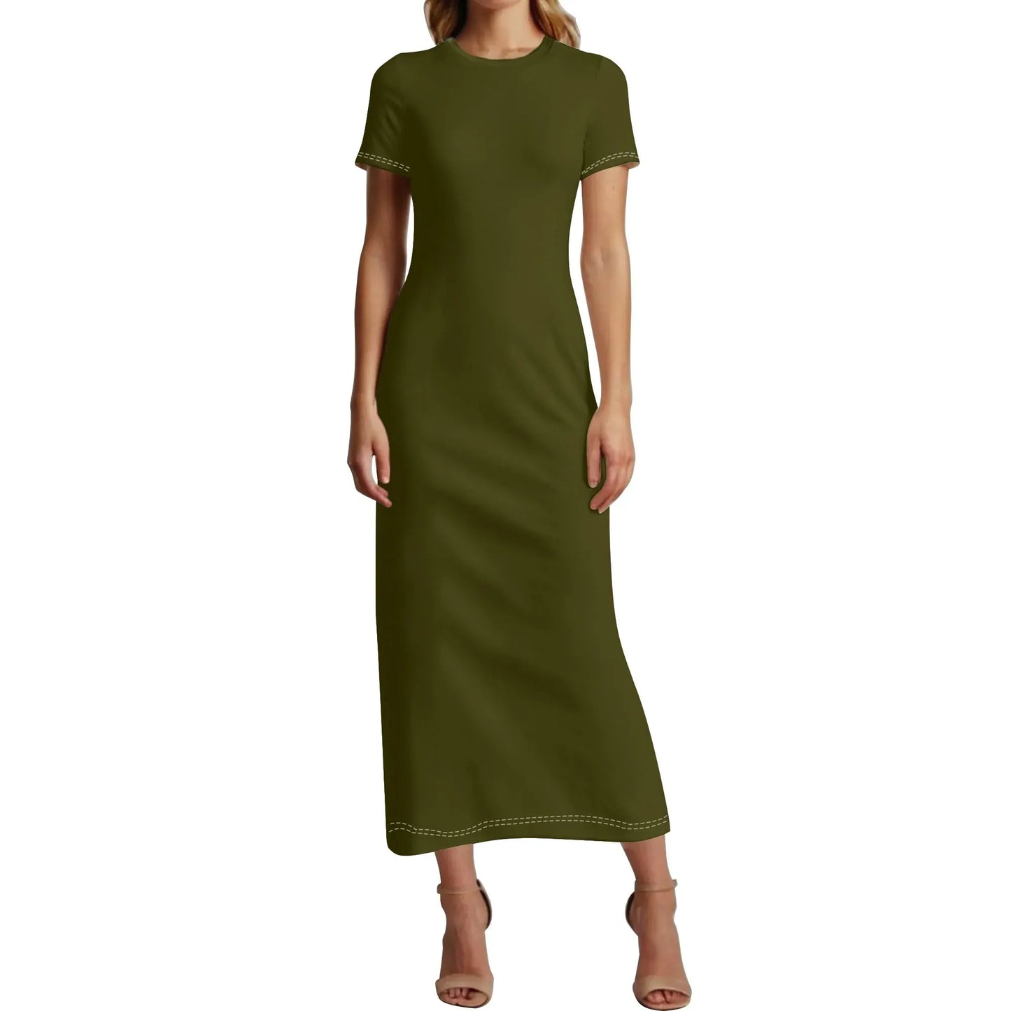 karaka-short-sleeve-long-dress-long-dress-jlr-design-72923 - JLR Design