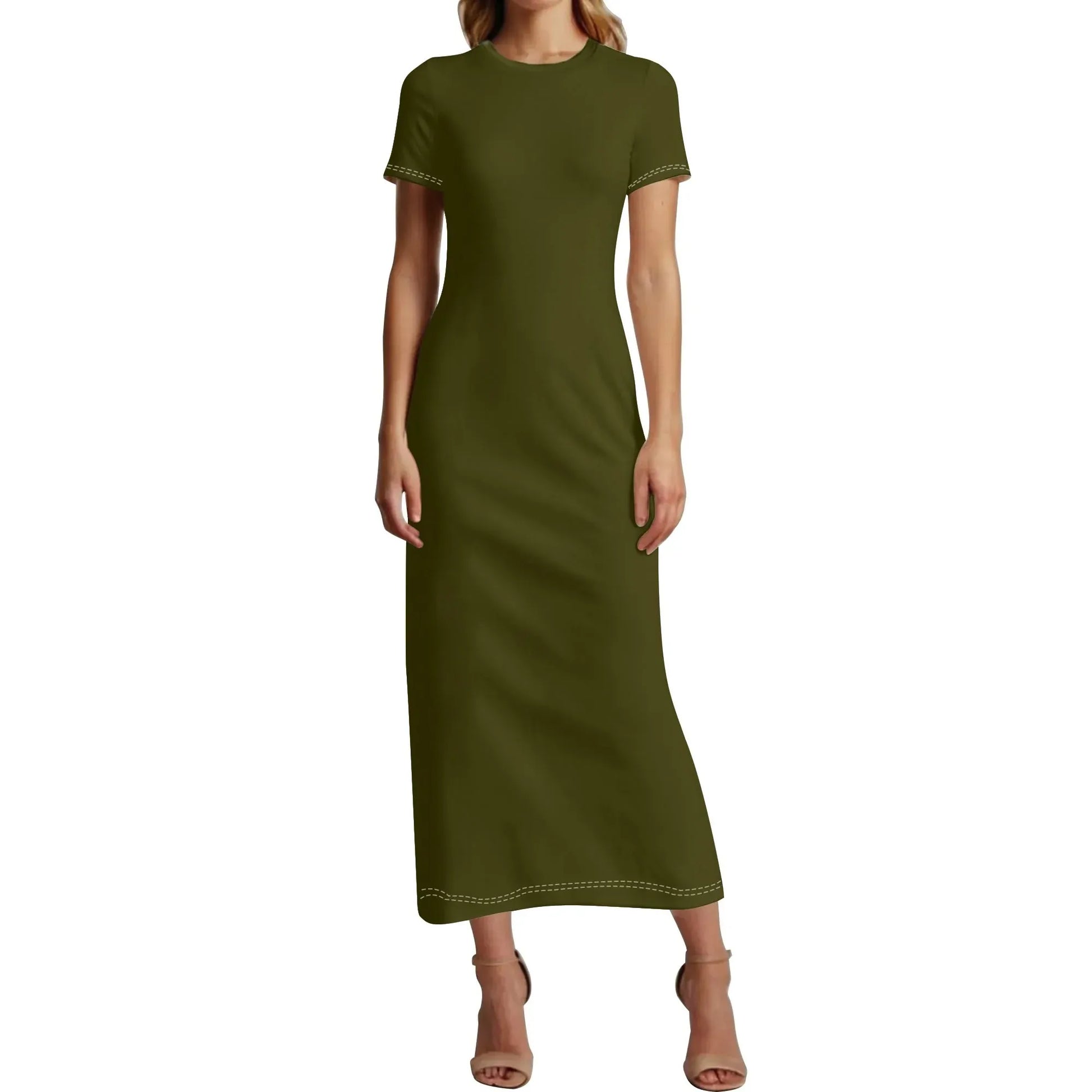 karaka-short-sleeve-long-dress-long-dress-jlr-design-72923 - JLR Design