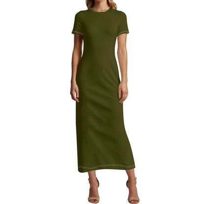 karaka-short-sleeve-long-dress-long-dress-jlr-design-72923 - JLR Design