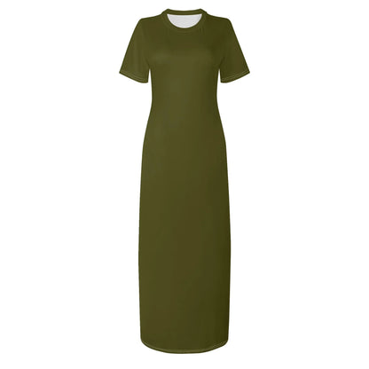karaka-short-sleeve-long-dress-long-dress-jlr-design-25099 - JLR Design