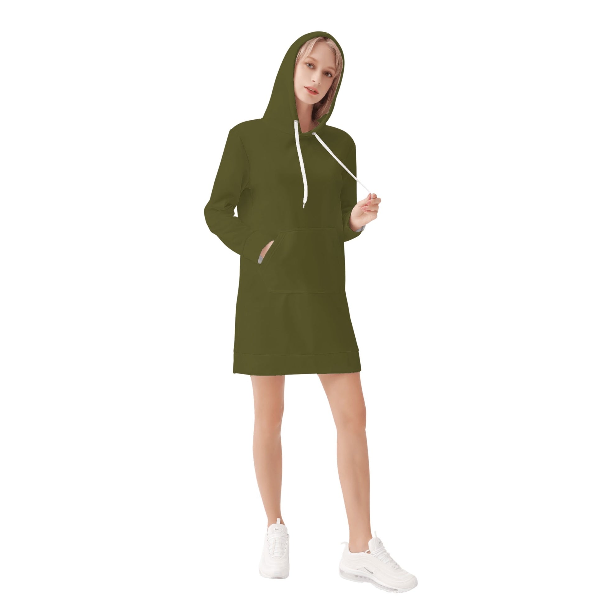 Karaka Velvet Hoodie Dress Hoodiekleid JLR Design