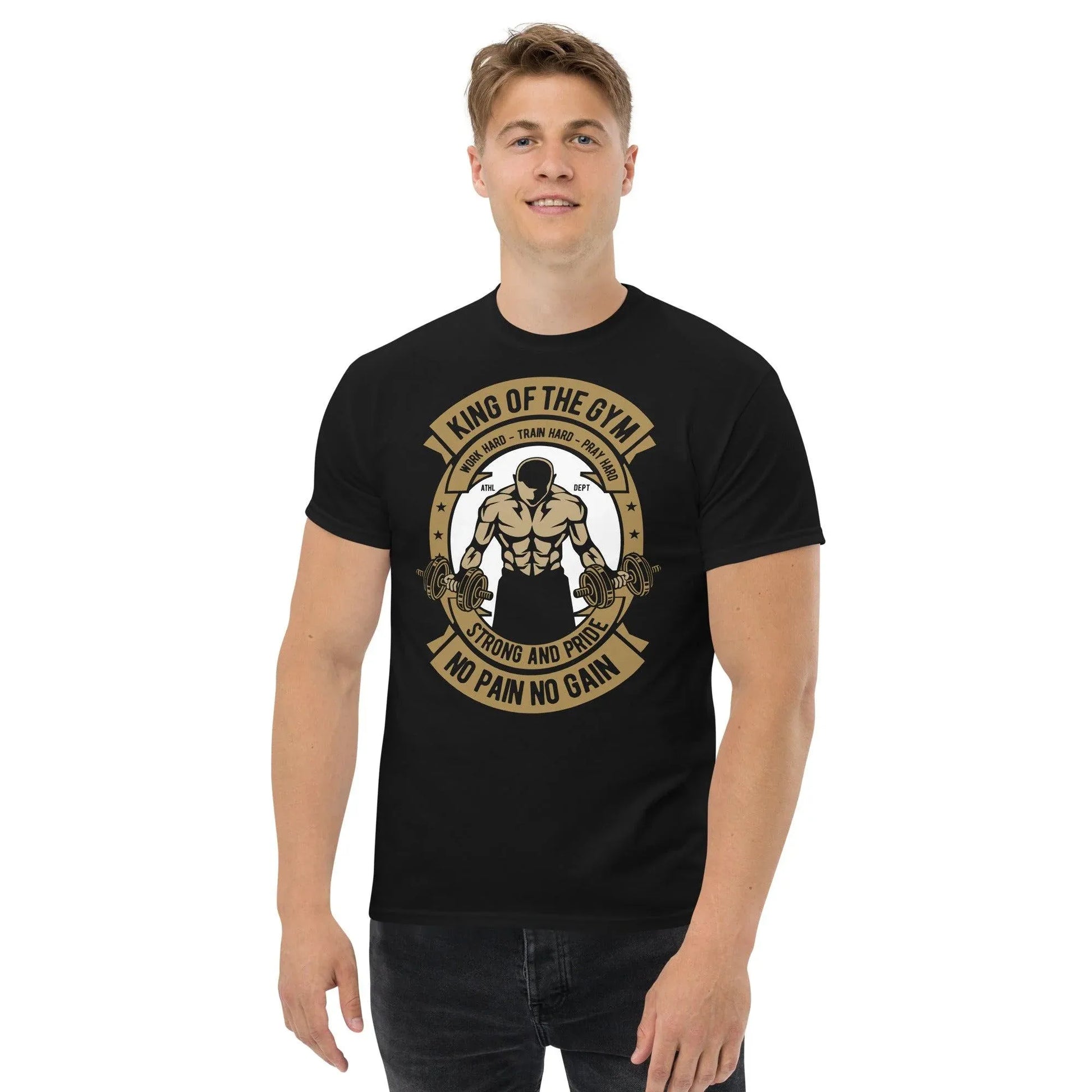 king-of-the-gym-herren-t-shirt-t-shirt-jlr-design-1 - JLR Design