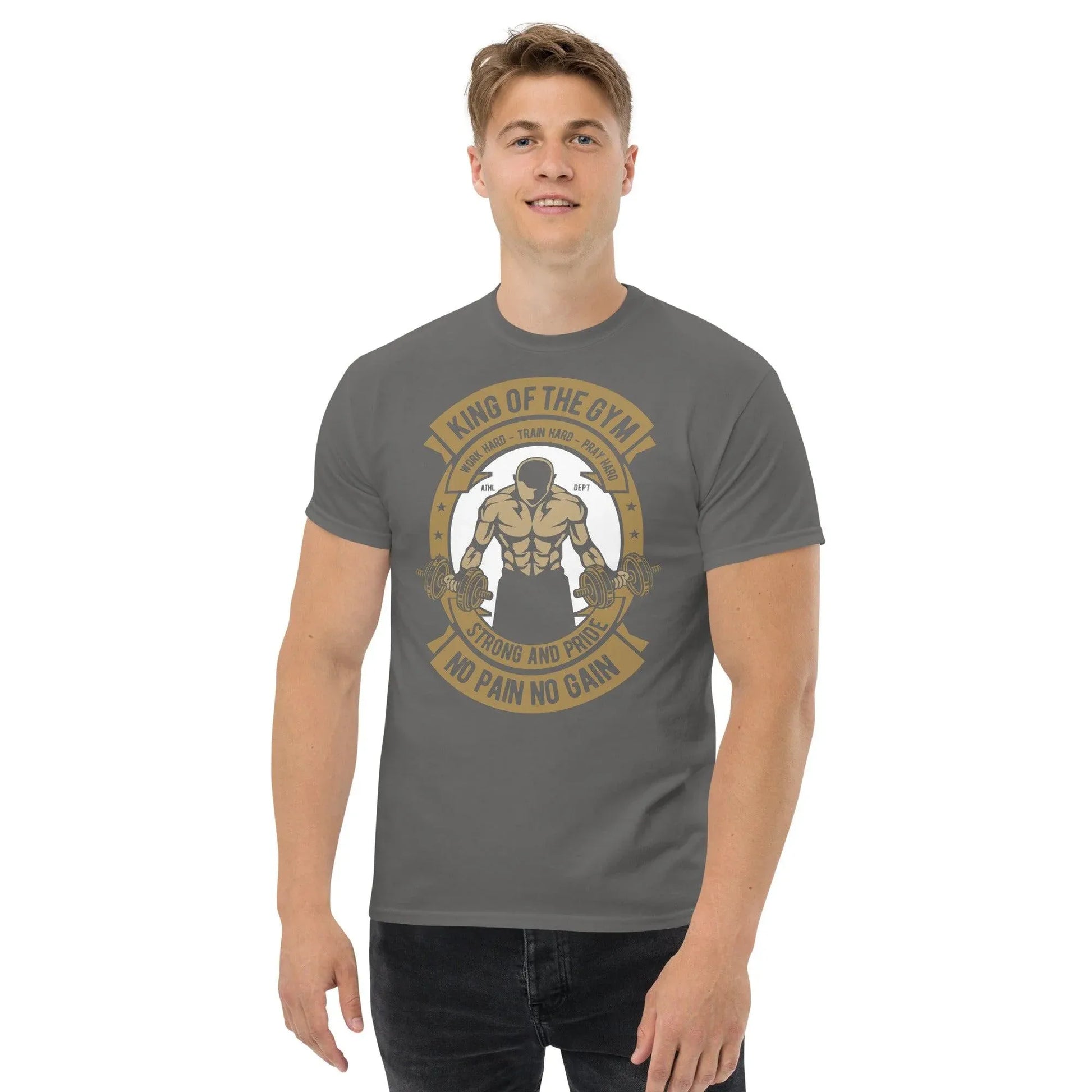 king-of-the-gym-herren-t-shirt-t-shirt-jlr-design-19 - JLR Design