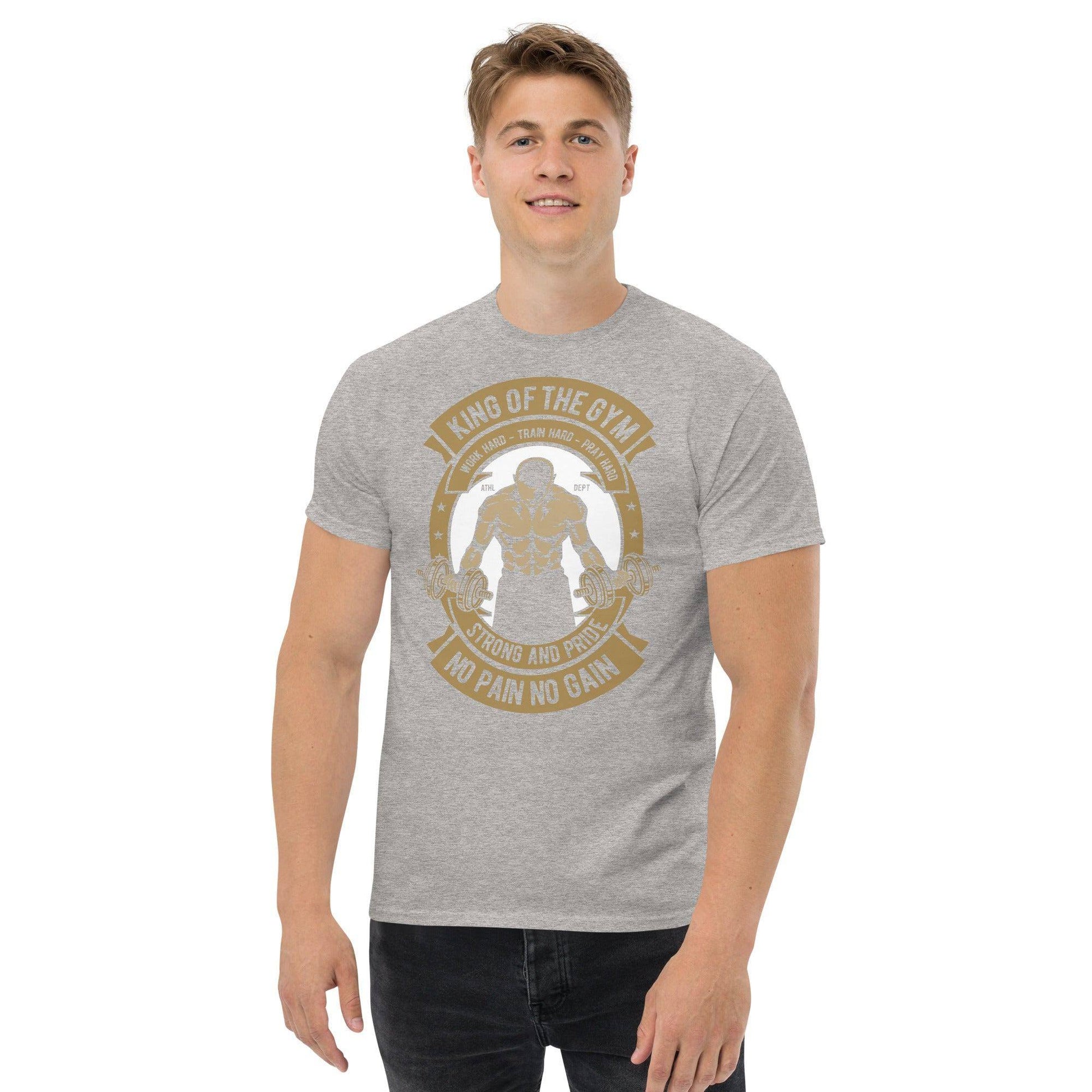 king-of-the-gym-herren-t-shirt-t-shirt-jlr-design-87460 - JLR Design