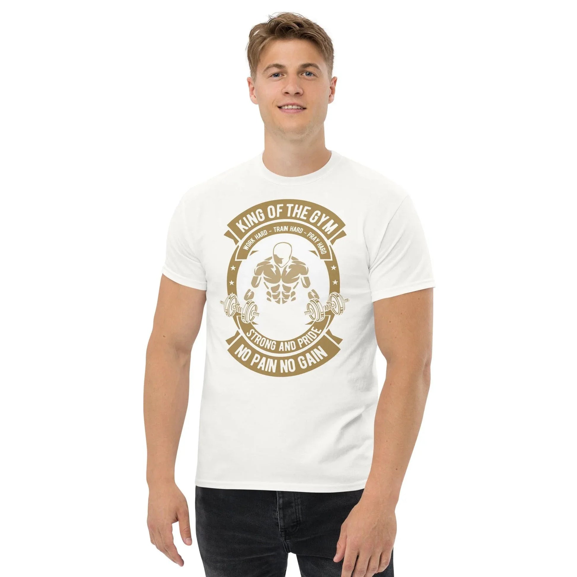 king-of-the-gym-herren-t-shirt-t-shirt-jlr-design-53726 - JLR Design