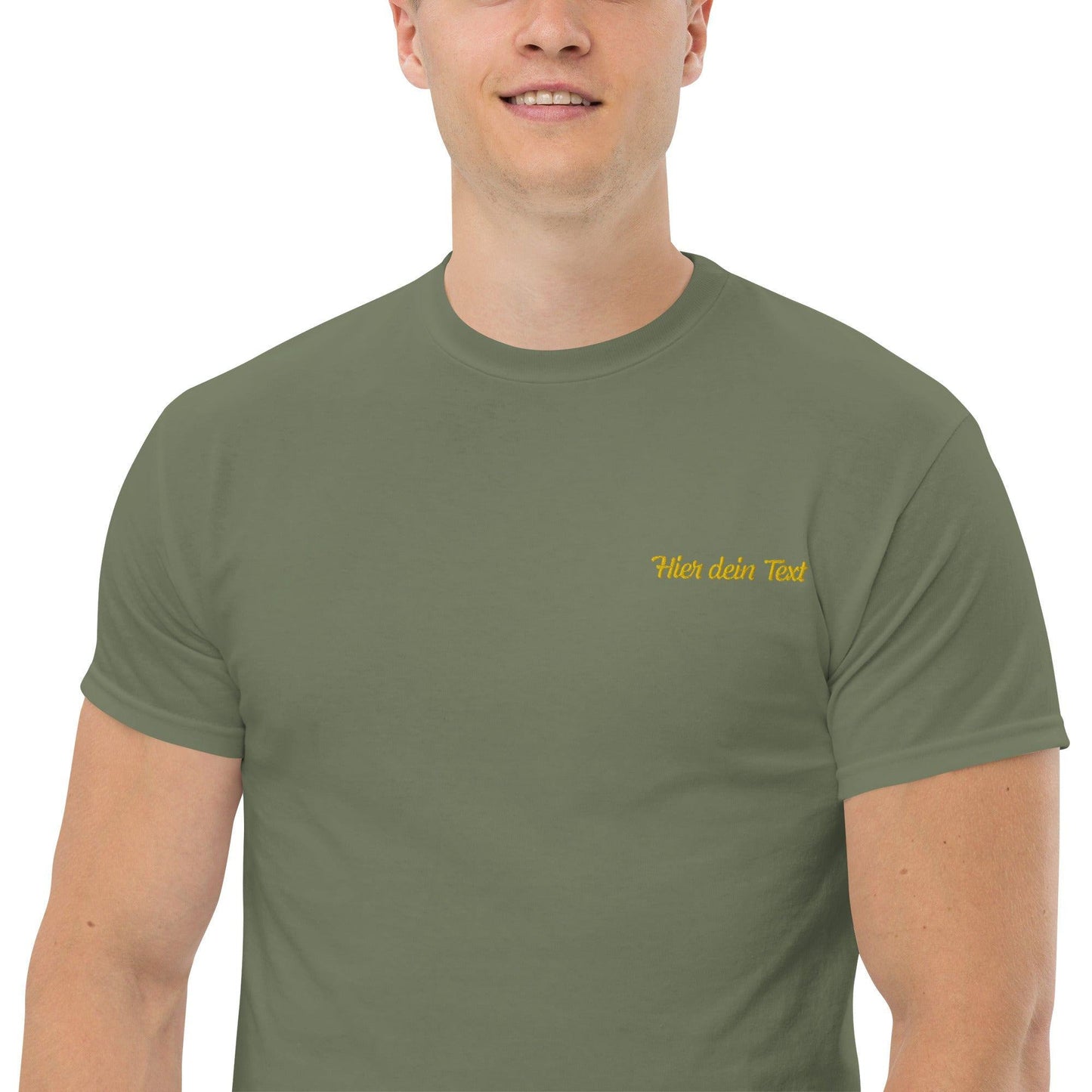 Klassisches Herren-T-Shirt personal T-Shirt 37.99 bestickt, Herren, T-Shirt JLR Design