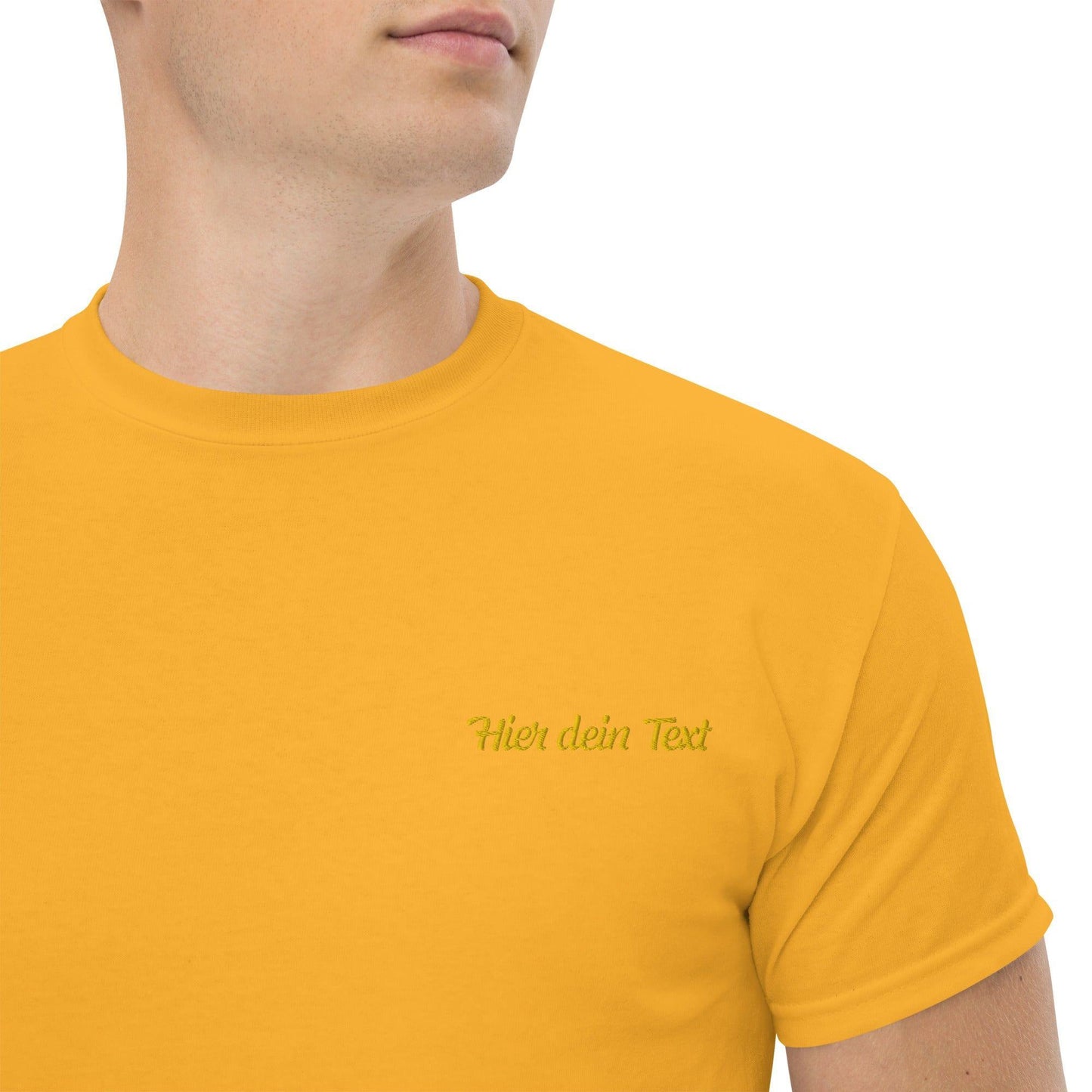 Klassisches Herren-T-Shirt personal T-Shirt 37.99 bestickt, Herren, T-Shirt JLR Design