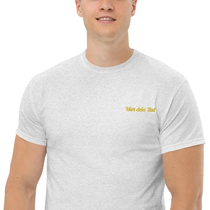 Klassisches Herren-T-Shirt personal T-Shirt 37.99 bestickt, Herren, T-Shirt JLR Design