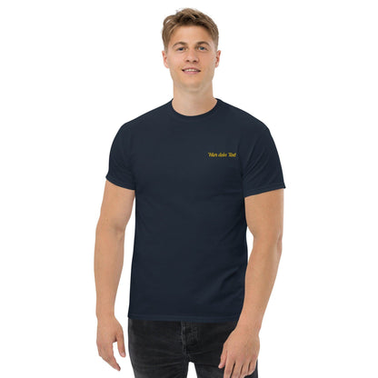 Klassisches Herren-T-Shirt personal T-Shirt 37.99 bestickt, Herren, T-Shirt JLR Design