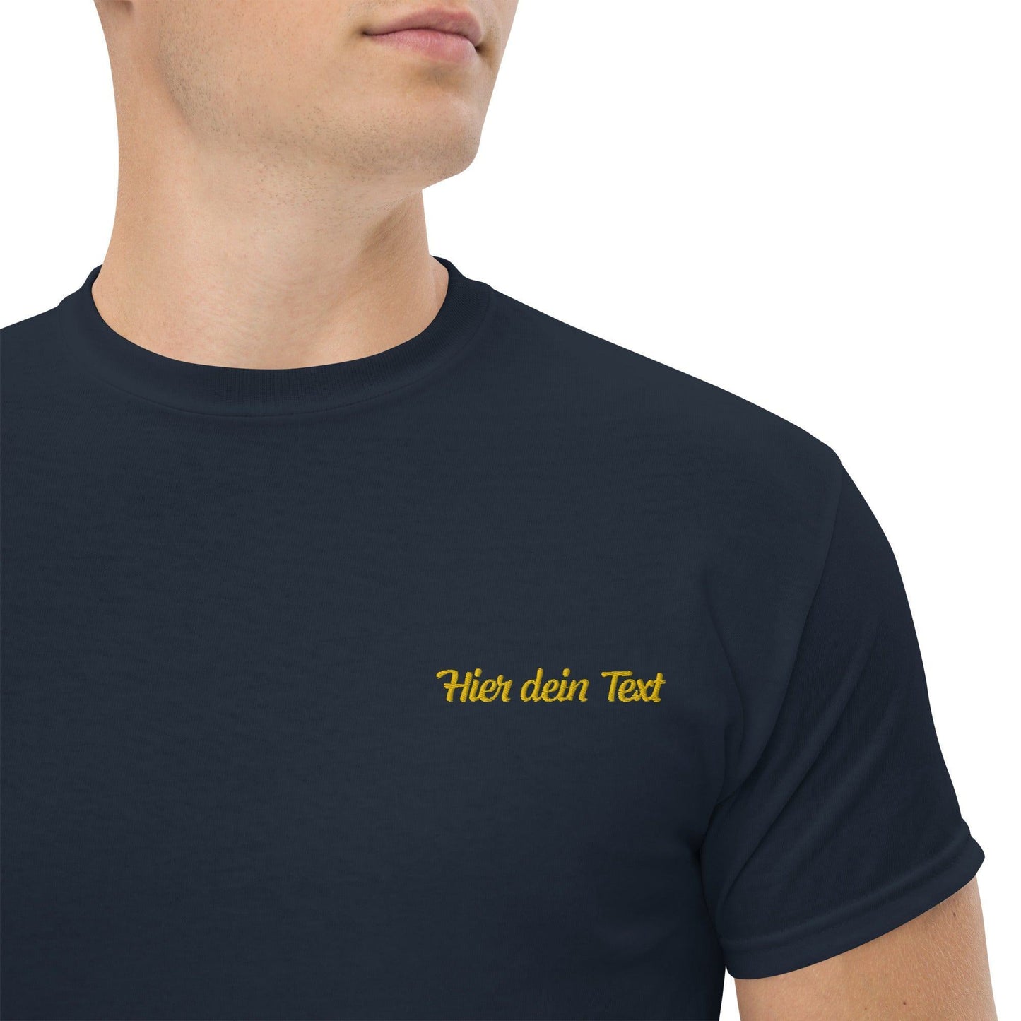 Klassisches Herren-T-Shirt personal T-Shirt 37.99 bestickt, Herren, T-Shirt JLR Design