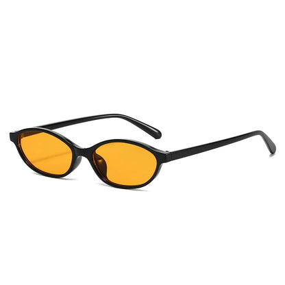 Kleine ovale Sonnenbrille Damen | Retro Stil | UV400 | Modetrend Brille JLR Design