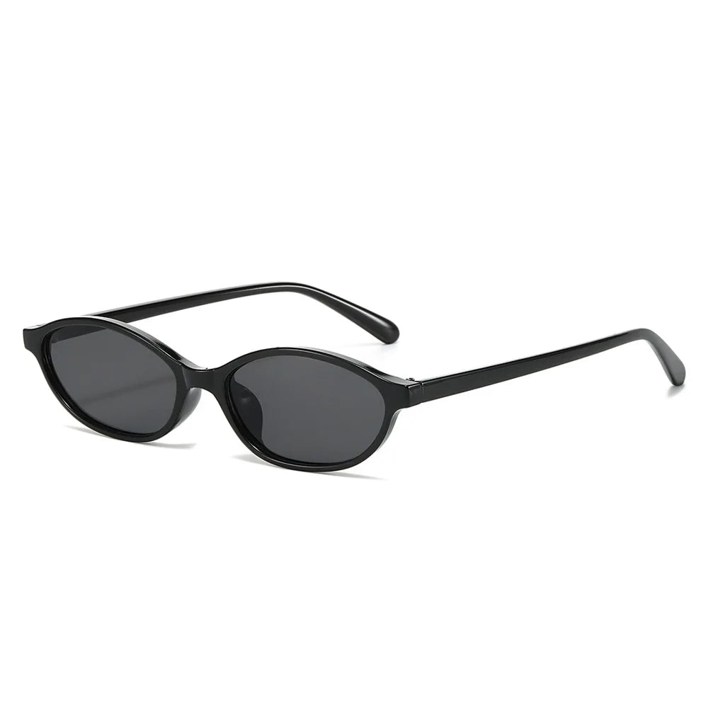 Kleine ovale Sonnenbrille Damen | Retro Stil | UV400 | Modetrend Brille JLR Design