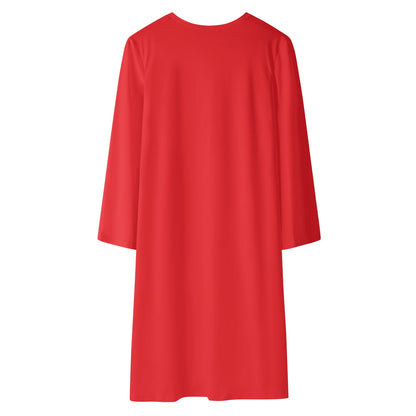 Langer leichter alizarinroter Kimono Cardigan Cardigan JLR Design