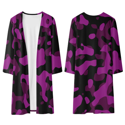 langer-leichter-black-pink-camouflage-kimono-cardigan-cardigan-jlr-design-83140 - JLR Design