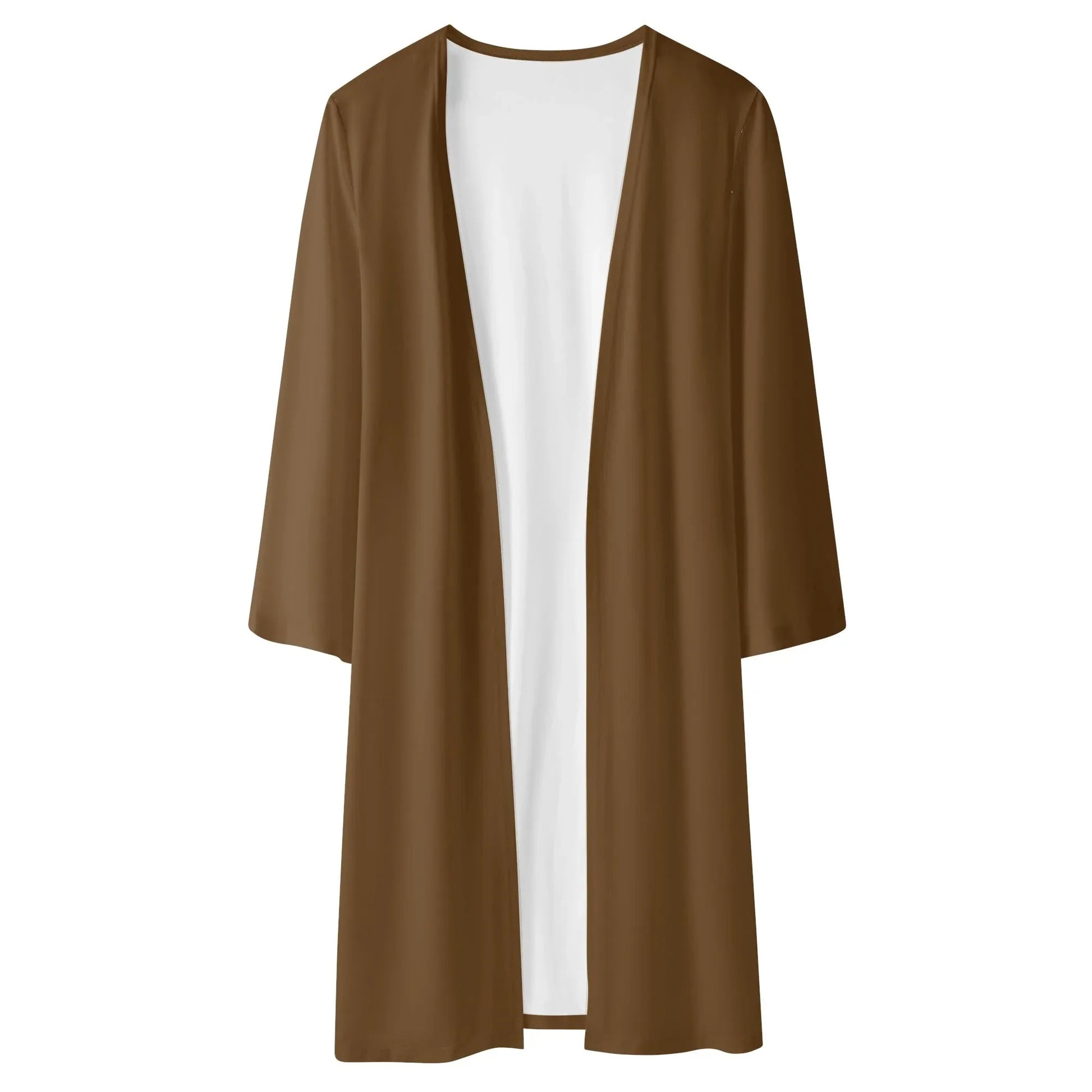 langer-leichter-brauner-kimono-cardigan-cardigan-jlr-design-66172 - JLR Design