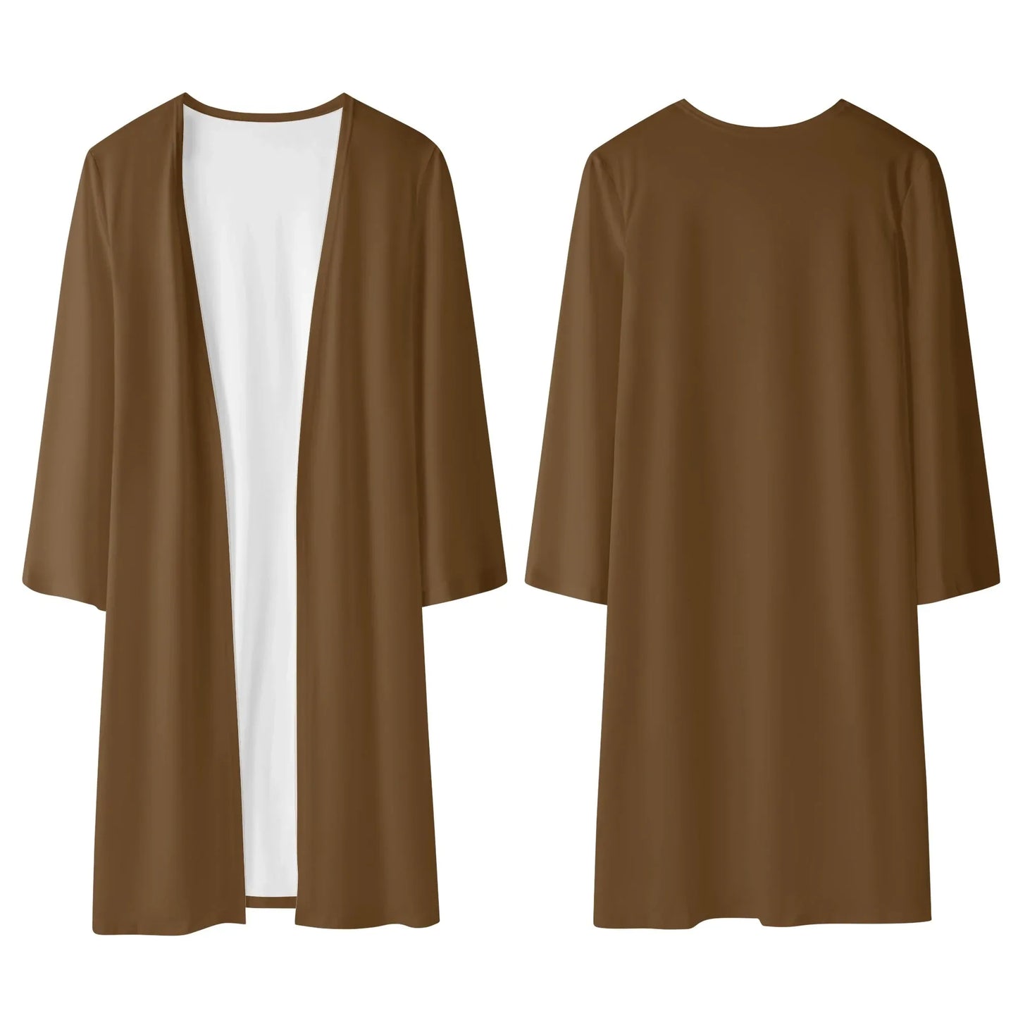 langer-leichter-brauner-kimono-cardigan-cardigan-jlr-design-19807 - JLR Design