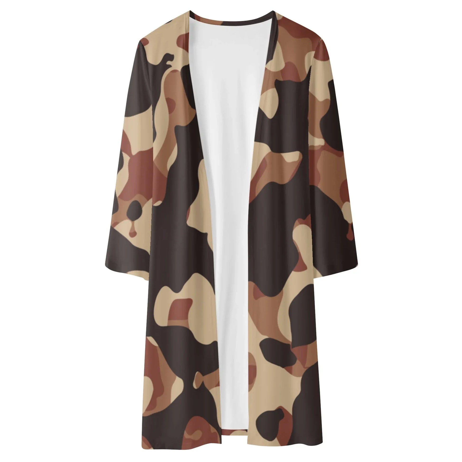 langer-leichter-brown-camouflage-kimono-cardigan-cardigan-jlr-design-35043 - JLR Design