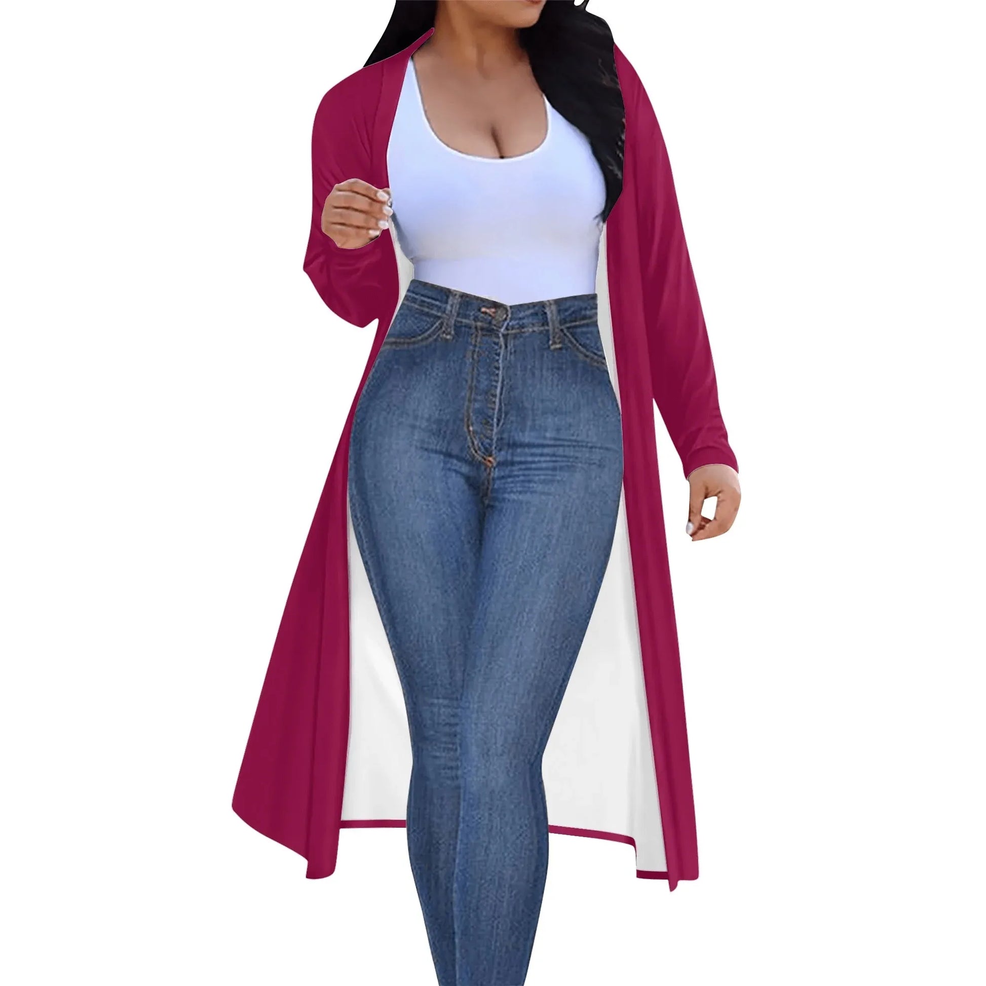 langer-leichter-burgundy-kimono-cardigan-cardigan-jlr-design-93224 - JLR Design