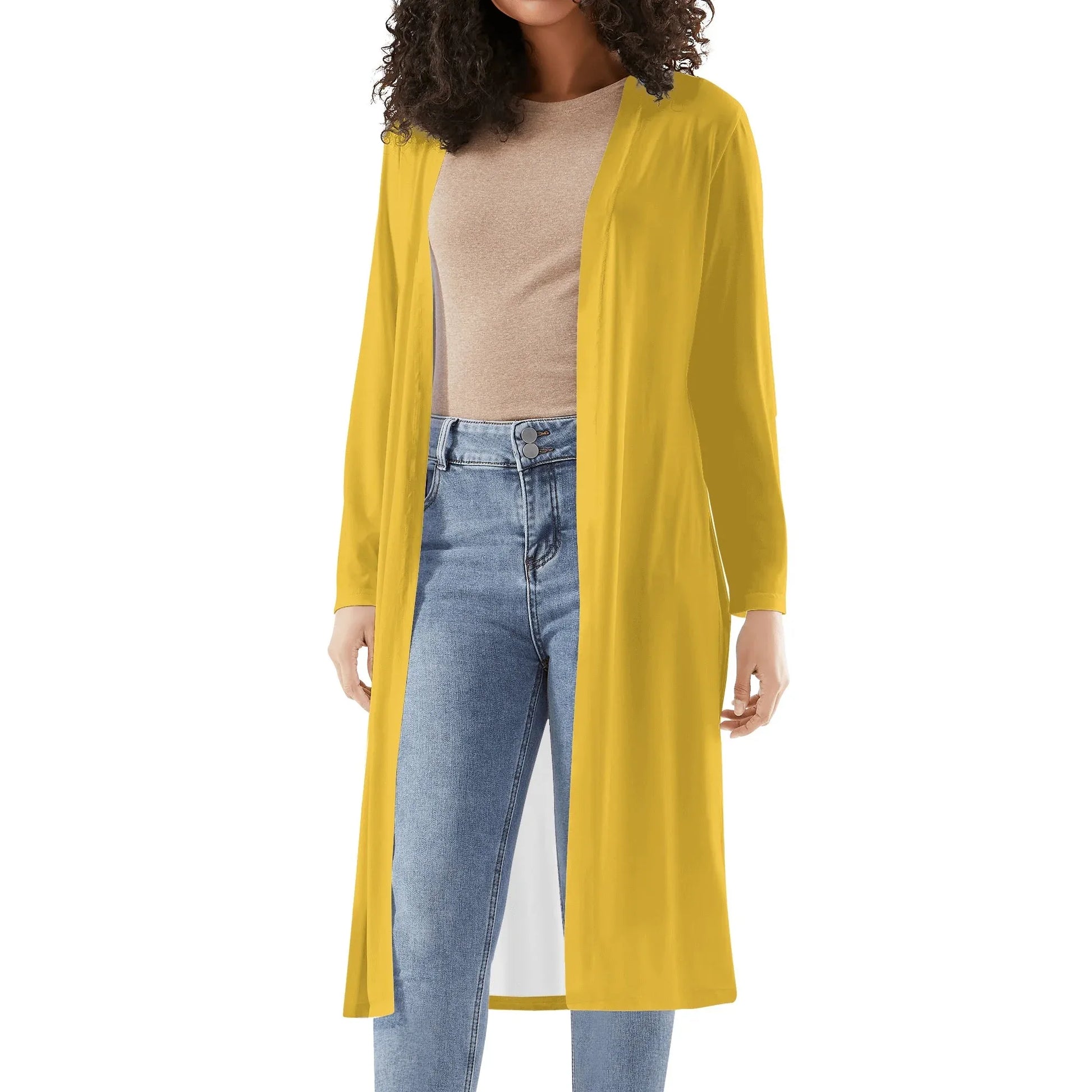 langer-leichter-gelber-kimono-cardigan-cardigan-jlr-design-54709 - JLR Design