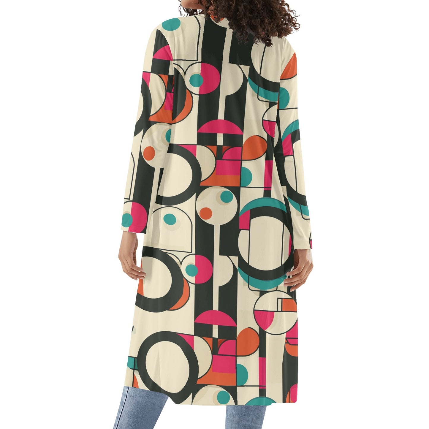 Langer leichter Geometry v1 Kimono Cardigan Cardigan JLR Design