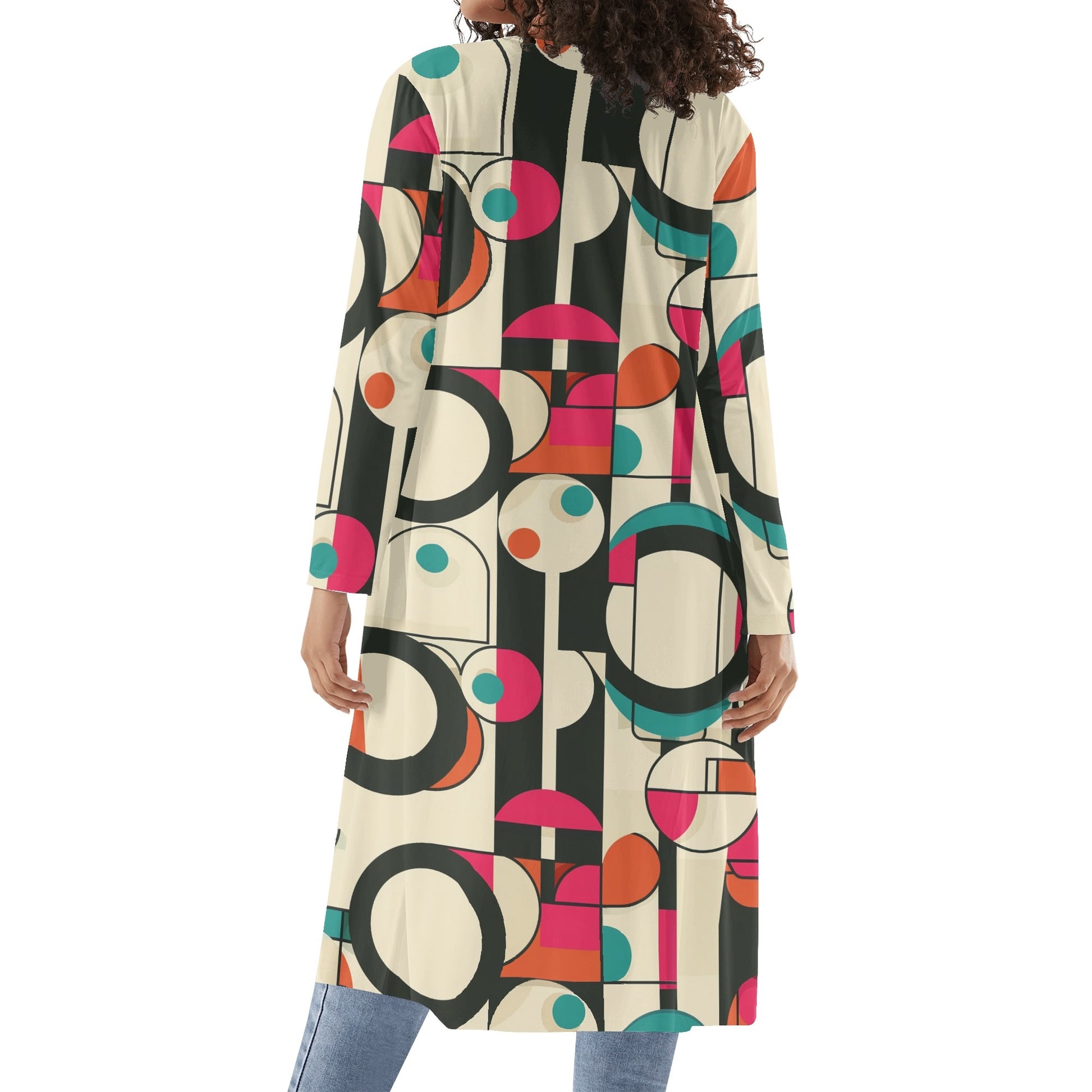 Langer leichter Geometry v1 Kimono Cardigan Cardigan JLR Design