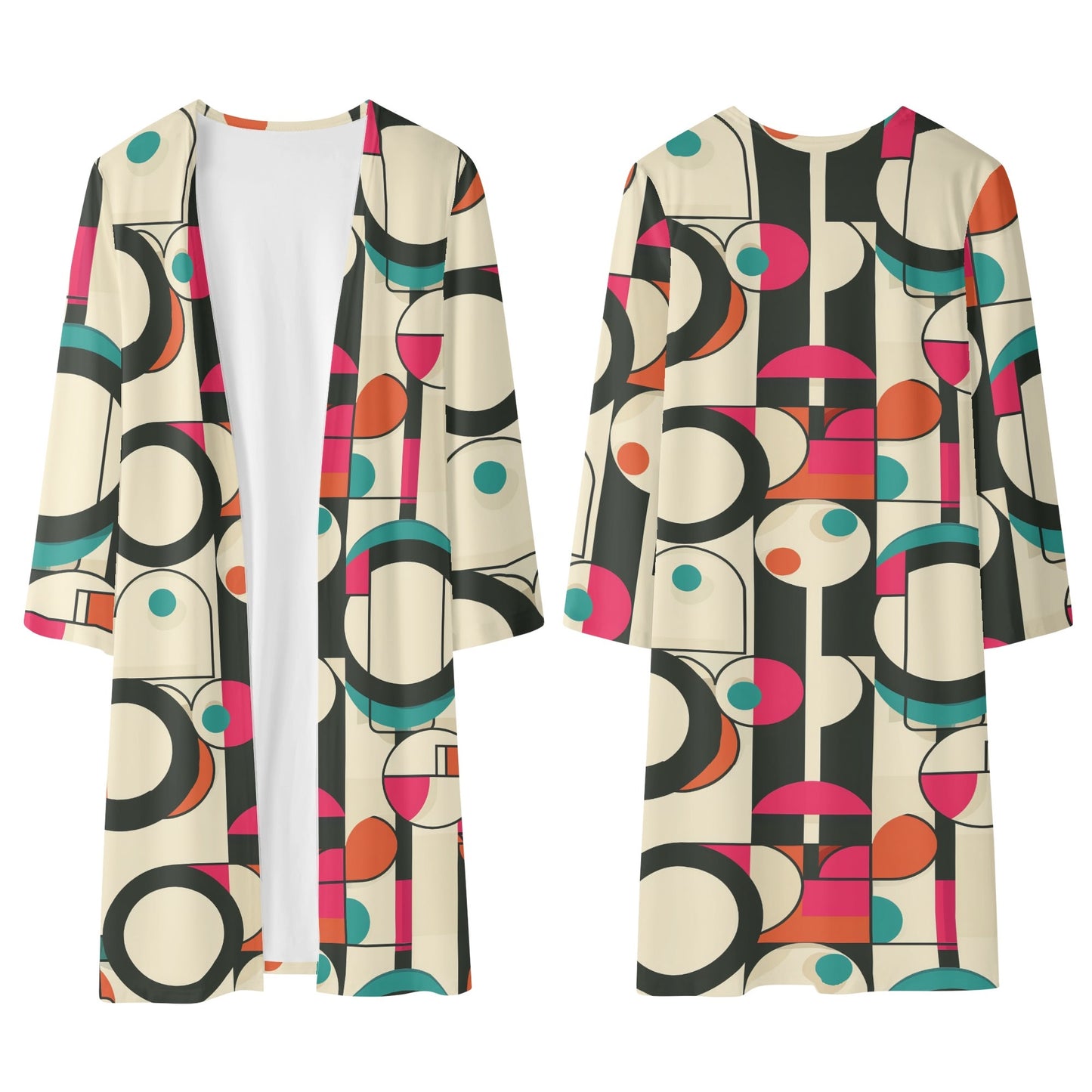 Langer leichter Geometry v1 Kimono Cardigan Cardigan JLR Design