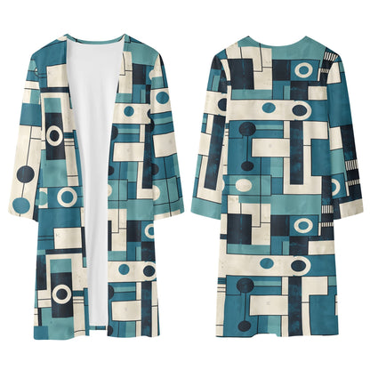 Langer leichter Geometry v3 Kimono Cardigan Cardigan JLR Design