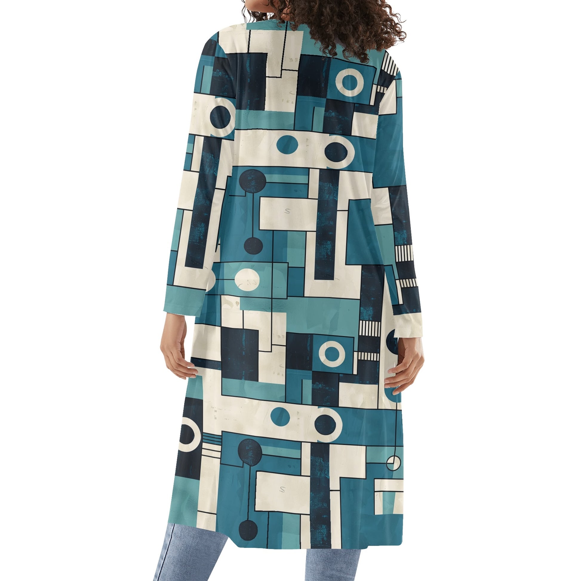 Langer leichter Geometry v3 Kimono Cardigan Cardigan JLR Design