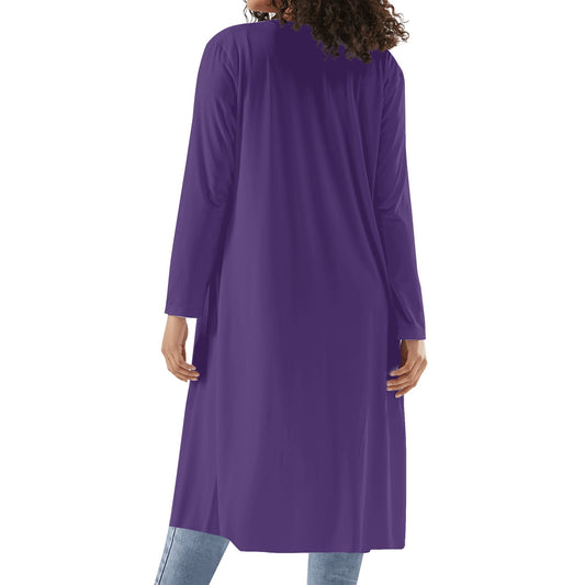 Langer leichter lilaner Kimono Cardigan Cardigan JLR Design