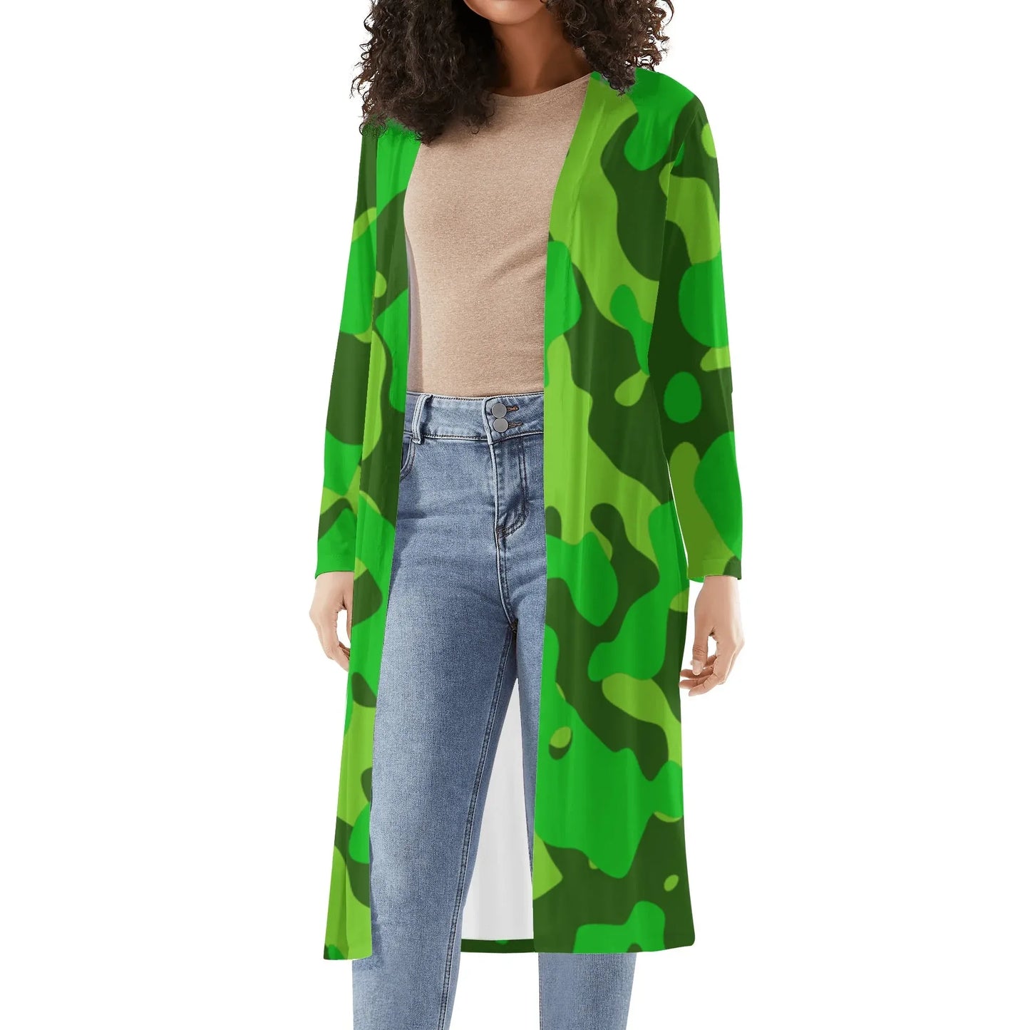 langer-leichter-lime-green-camouflage-kimono-cardigan-cardigan-jlr-design-33760 - JLR Design