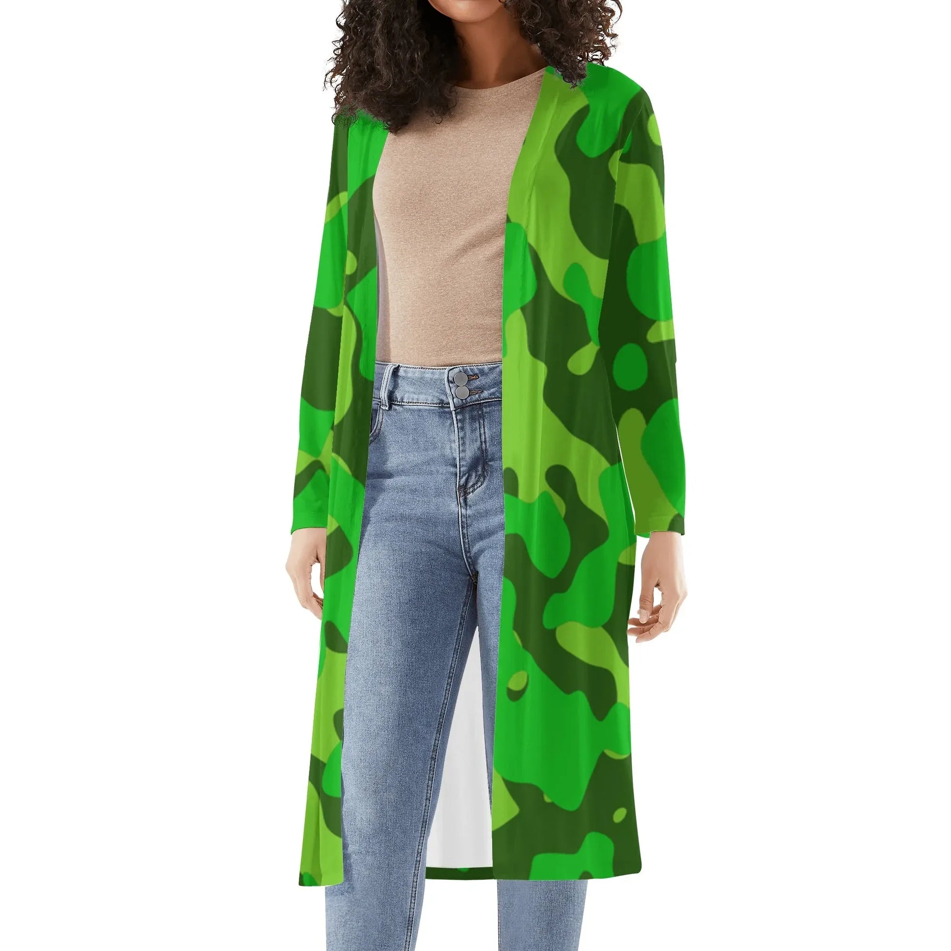 langer-leichter-lime-green-camouflage-kimono-cardigan-cardigan-jlr-design-33760 - JLR Design