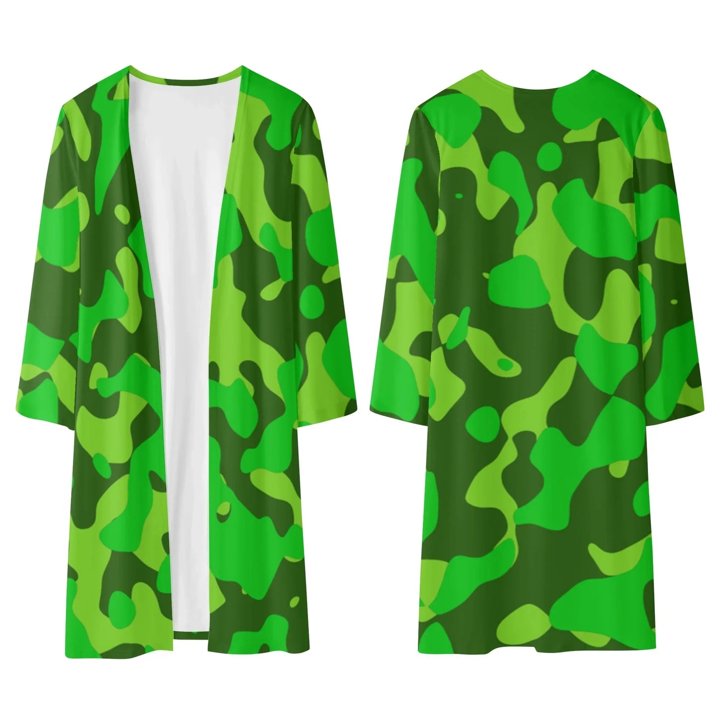 langer-leichter-lime-green-camouflage-kimono-cardigan-cardigan-jlr-design-64610 - JLR Design