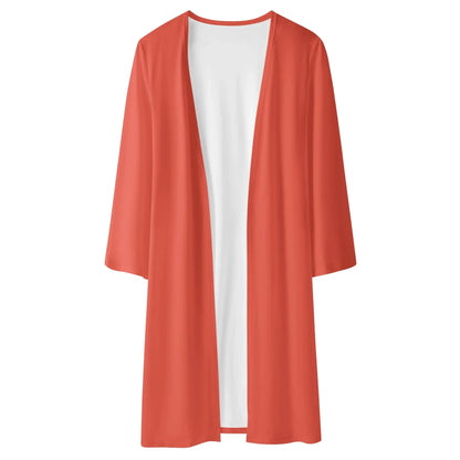 langer-leichter-orange-red-kimono-cardigan-cardigan-jlr-design-34503 - JLR Design