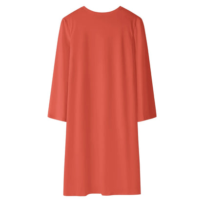 langer-leichter-orange-red-kimono-cardigan-cardigan-jlr-design-44503 - JLR Design