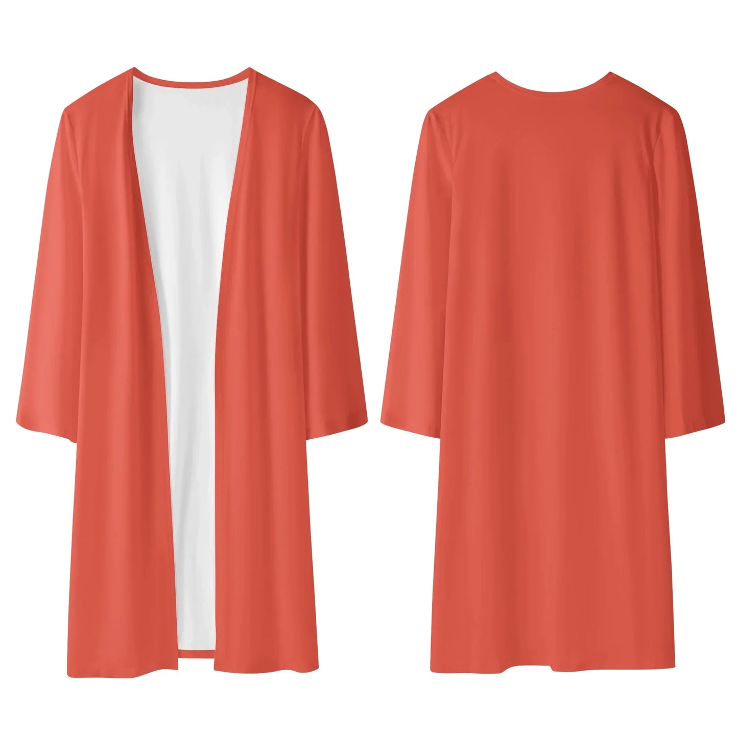 langer-leichter-orange-red-kimono-cardigan-cardigan-jlr-design-83126 - JLR Design
