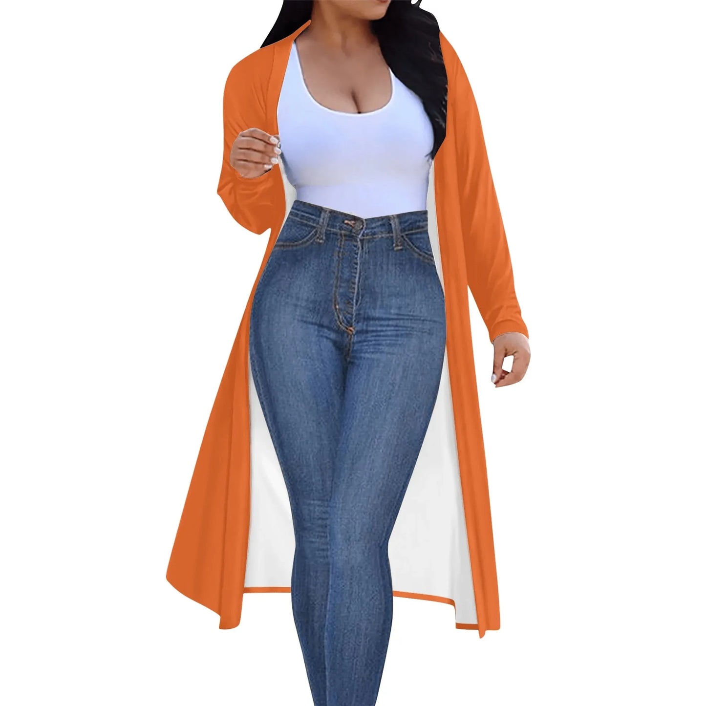 langer-leichter-oranger-kimono-cardigan-cardigan-jlr-design-89849 - JLR Design