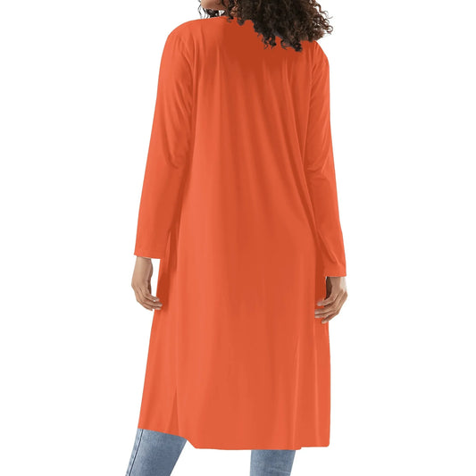 langer-leichter-outrageous-orange-kimono-cardigan-cardigan-jlr-design-46494 - JLR Design