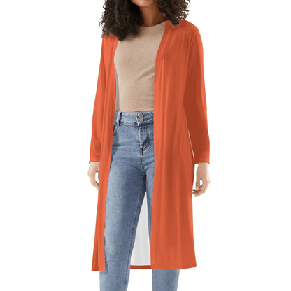 langer-leichter-outrageous-orange-kimono-cardigan-cardigan-jlr-design-82985 - JLR Design
