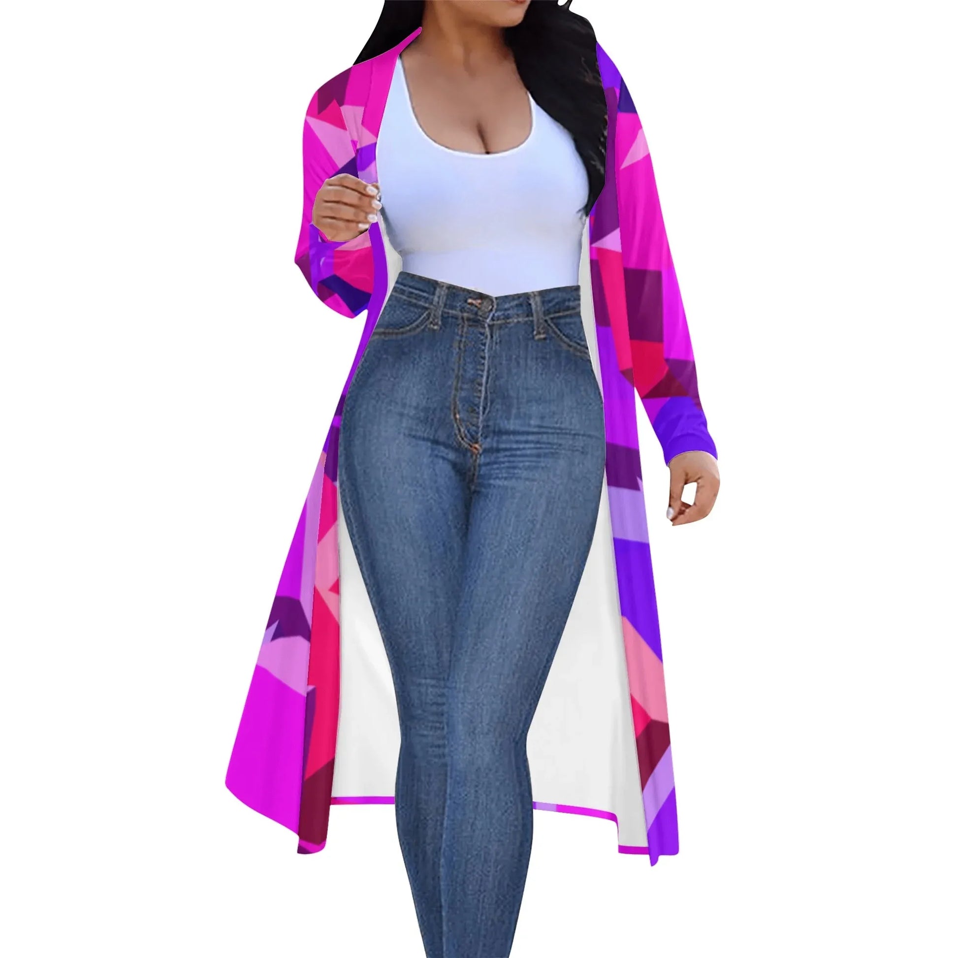 langer-leichter-pink-cube-kimono-cardigan-cardigan-jlr-design-62546 - JLR Design