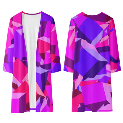 langer-leichter-pink-cube-kimono-cardigan-cardigan-jlr-design-15477 - JLR Design
