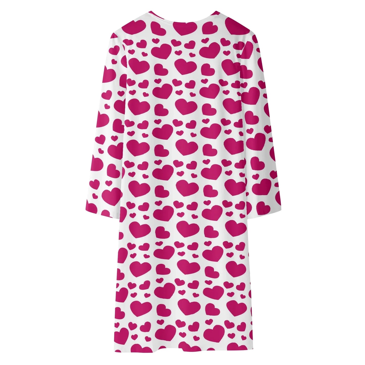 langer-leichter-pink-hearts-kimono-cardigan-cardigan-jlr-design-18099 - JLR Design