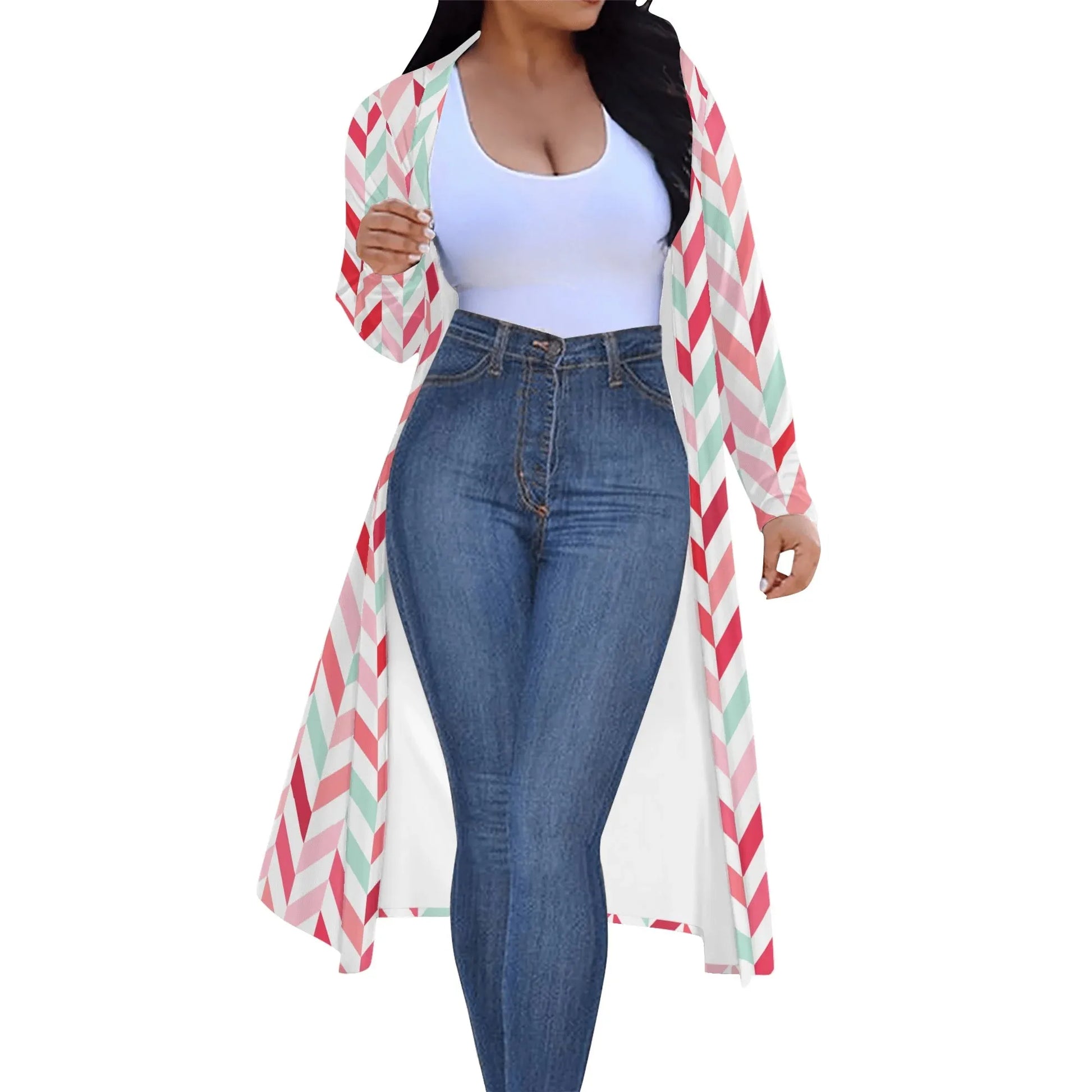 langer-leichter-pink-lines-kimono-cardigan-cardigan-jlr-design-45469 - JLR Design