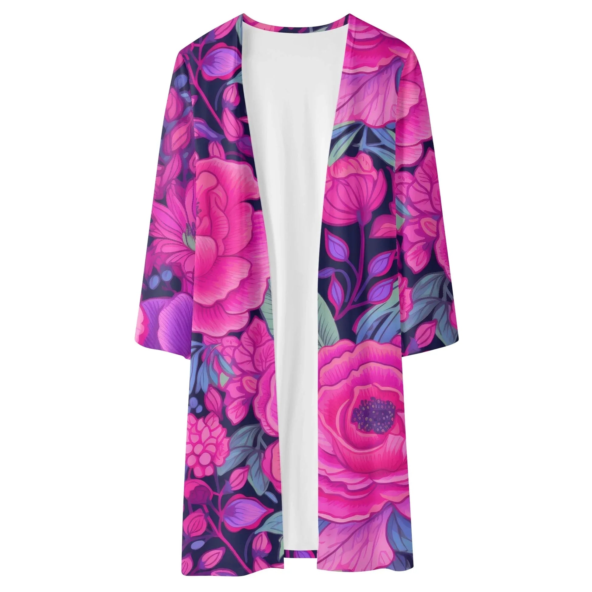 langer-leichter-pink-rose-kimono-cardigan-cardigan-jlr-design-80034 - JLR Design